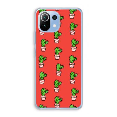 Mini cactus: Xiaomi Mi 11 Lite Transparant Hoesje
