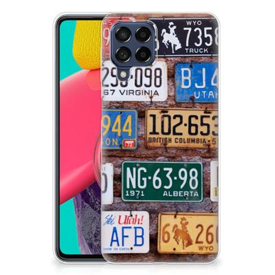 Samsung Galaxy M53 | Siliconen hoesje | met foto Kentekenplaten