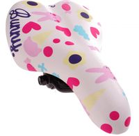 Cycle Tech Bunny zadel kinderfiets wit 22 x 14 cm - thumbnail