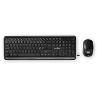 Nedis Muis en Toetsenbordset | Draadloos | USB | QWERTY | Scandinavisch | 1 stuks - KBMCW100BKND KBMCW100BKND - thumbnail