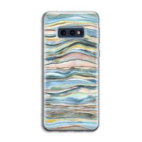 Watercolor Agate: Samsung Galaxy S10e Transparant Hoesje