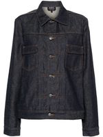 A.P.C. veste en jean à taille ceinturée - Bleu