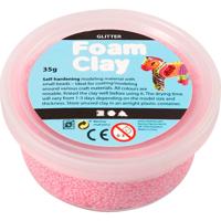 Creativ Company Foam clay glitter lichtrood - 35gr.