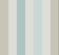 Pastel beige en blauw verticale strepen behang
