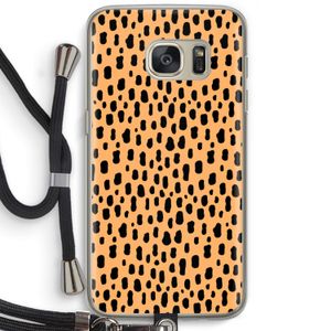 Panter: Samsung Galaxy S7 Transparant Hoesje met koord