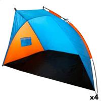 Windscherm Aktive 200 x 120 x 125 cm Blauw Oranje (4 Stuks)