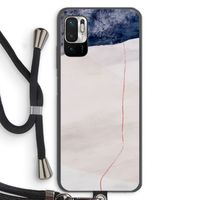 Stone White: Xiaomi Redmi Note 10 5G Transparant Hoesje met koord