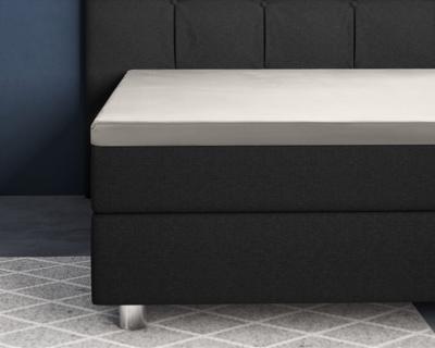 Primaviera Deluxe Topper Satijn Hoeslaken Creme 160 x 220