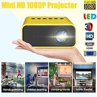 Yt500 mini-projector 1080p home theater cinema usb mini draagbare hd led-projector ondersteuning mobiele telefoon projectie spiegelfunctie Lightinthebox
