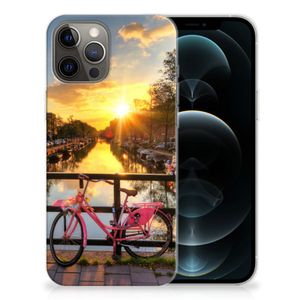 iPhone 12 Pro Max Siliconen Back Cover Amsterdamse Grachten