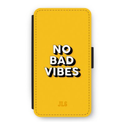 No Bad Vibes: iPhone 11 Pro Flip Hoesje