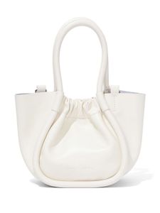 Proenza Schouler mini sac à main à fronces - Blanc