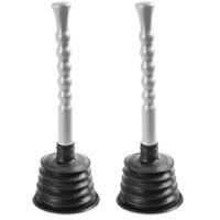 Hega Hogar Ontstopper - 2x stuks - plopper - toilet / gootsteen - 11 x 33 cm