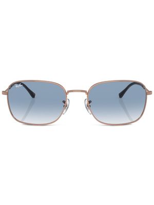 Ray-Ban lunettes de soleil à monture carrée - Or