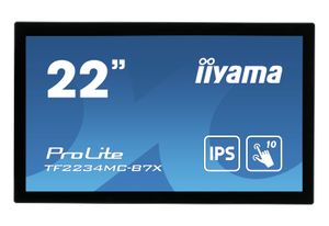 Iiyama ProLite TF2234MC-B7X LCD-monitor Energielabel F (A - G) 54.6 cm (21.5 inch) 1920 x 1080 Pixel 16:9 8 ms HDMI, DisplayPort, VGA, USB IPS LCD