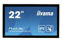 Iiyama ProLite TF2234MC-B7X LCD-monitor 54.6 cm (21.5 inch) Energielabel F (A - G) 1920 x 1080 Pixel Full HD 8 ms HDMI, DisplayPort, VGA, USB IPS LCD