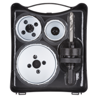 Wolfcraft BiM-gatzagen set | Ø35, 43, 68mm | Renovatie | 1 set - 5980000
