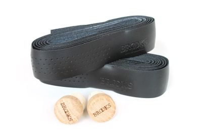 Brooks Leren Stuurlint - Zwart