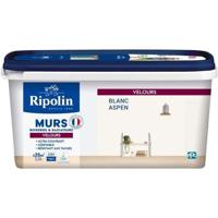Decoratieve verf voor muren, houtwerk & radiatoren - RIPOLIN - 447161 - Aspen wit - Fluweel - 2,5 L