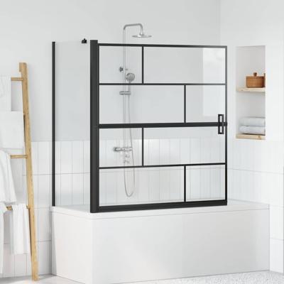 Bad Douche Scherm Zwart en transparant 116 x 67 x 129.5 cm Bad Douche Scherm Zwart en transparant 116 x 67 x 129.5 cm