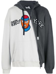 Haculla sweat à capuche New York Divergence - Gris