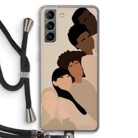 Sweet creatures: Samsung Galaxy S21 Transparant Hoesje met koord
