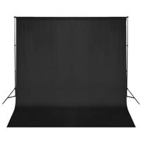 Achtergrondsysteem 600x300 cm zwart