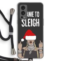 Came To Sleigh: OnePlus Nord 2 5G Transparant Hoesje met koord