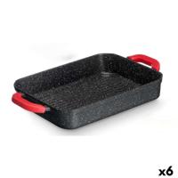 Barbecue Kinvara Wit Zwart Rood Siliconen Aluminium 32 x 25 cm