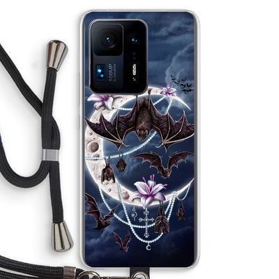 Vleermuizen Maan: Xiaomi Mi Mix 4 Transparant Hoesje met koord