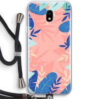 Tropisch: Samsung Galaxy J3 (2017) Transparant Hoesje met koord
