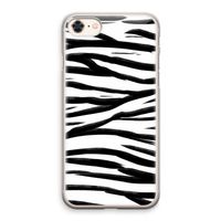 Zebra pattern: iPhone 8 Transparant Hoesje
