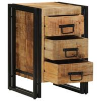 Nachtkastje met lade Bruin 40 x 35 x 50 cm massief mangohout