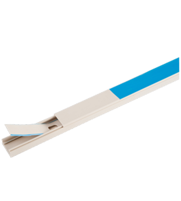 Kabelgoot wit kunststof wit 25X13 9010 Systeem 25 930020 prijs per meter (lengte is 2 meter)
