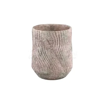 PTMD Bloempot Diesel Grijs Hoog 36cm