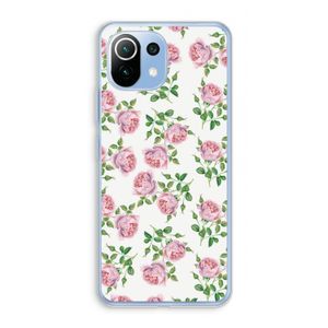 Kleine roosjes: Xiaomi Mi 11 Lite Transparant Hoesje