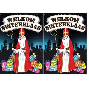 3x stuks deurposters Sinterklaas A1 formaat 59 x 84 cm