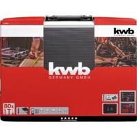 kwb Gereedschapskoffer (gevuld) 80-delig