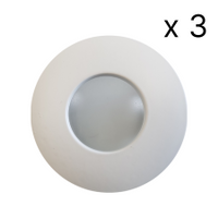 NJOY verlichtingsset met 3 LED spots 83mm 5W wit