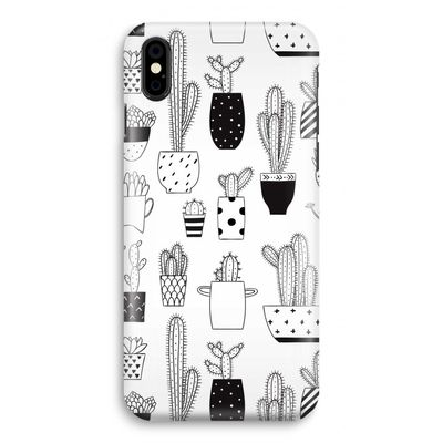 Cactusmotief: iPhone X Volledig Geprint Hoesje