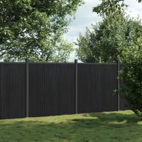 Schuttingpaneel 353x186 cm HKC grijs