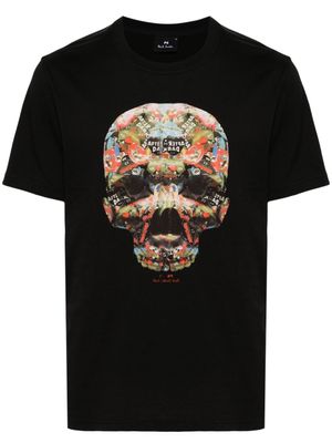 PS Paul Smith T-shirt met doodskopprint - Zwart PS Paul Smith T-shirt met doodskopprint - Zwart