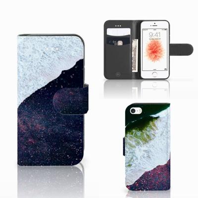 Apple iPhone 5 | 5s | SE | Book Case | Sea in Space