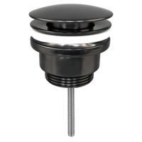 Differnz afvoerplug pop up | design | gun metal | 63mm