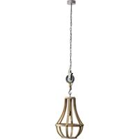 Brilliant Church 93399/45 Hanglamp LED E27 60 W Hout (licht)