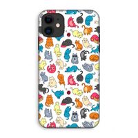Kleurrijke katten: iPhone 11 Tough Case