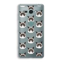 It's a Purrr Case: Sony Xperia XZ2 Compact Transparant Hoesje