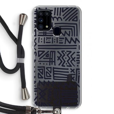 Marrakech print: Samsung Galaxy M31 Transparant Hoesje met koord