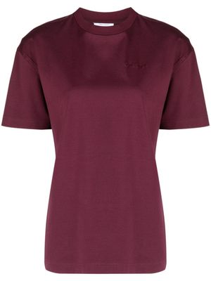 Off-White t-shirt à motif Arrows brodé - Rouge