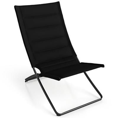 Opvouwbare Strandstoelen Set van 2 Opvouwbare Campingstoelen met Beklede Rugleuningen en Zittingen